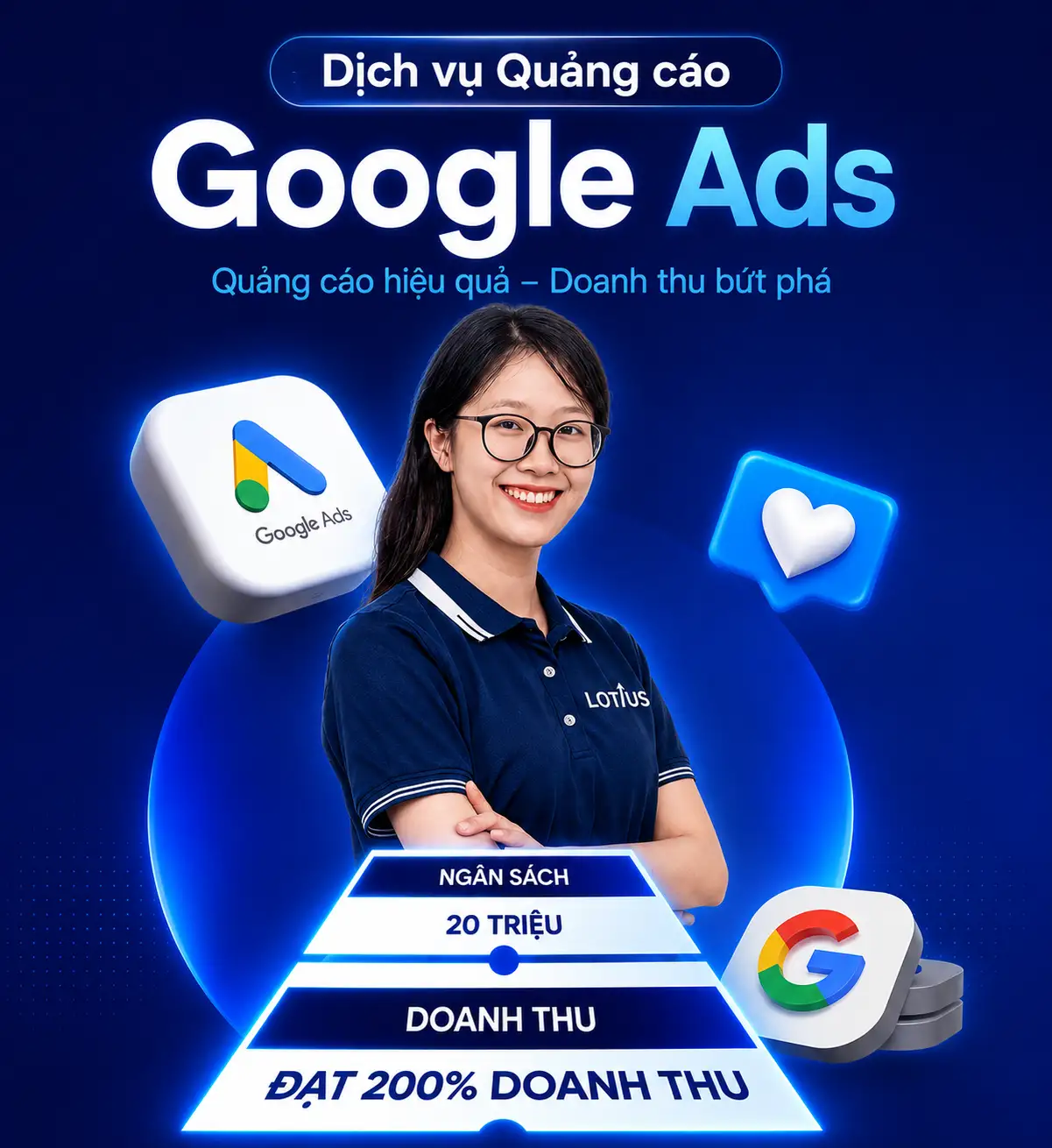 Dịch vụ chạy Quảng cáo Google ADS bởi LOTIUS