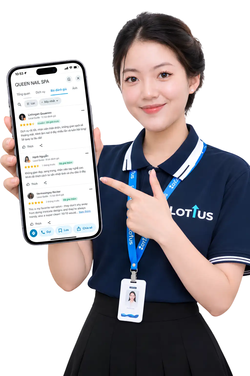 Dịch Vụ Google Maps: Cứu Map, Tích Xanh và SEO Top 1-3 bởi LOTIUS